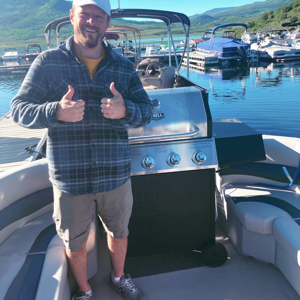 Pontoon Boat at Steamboat Springs Boat Rentals!